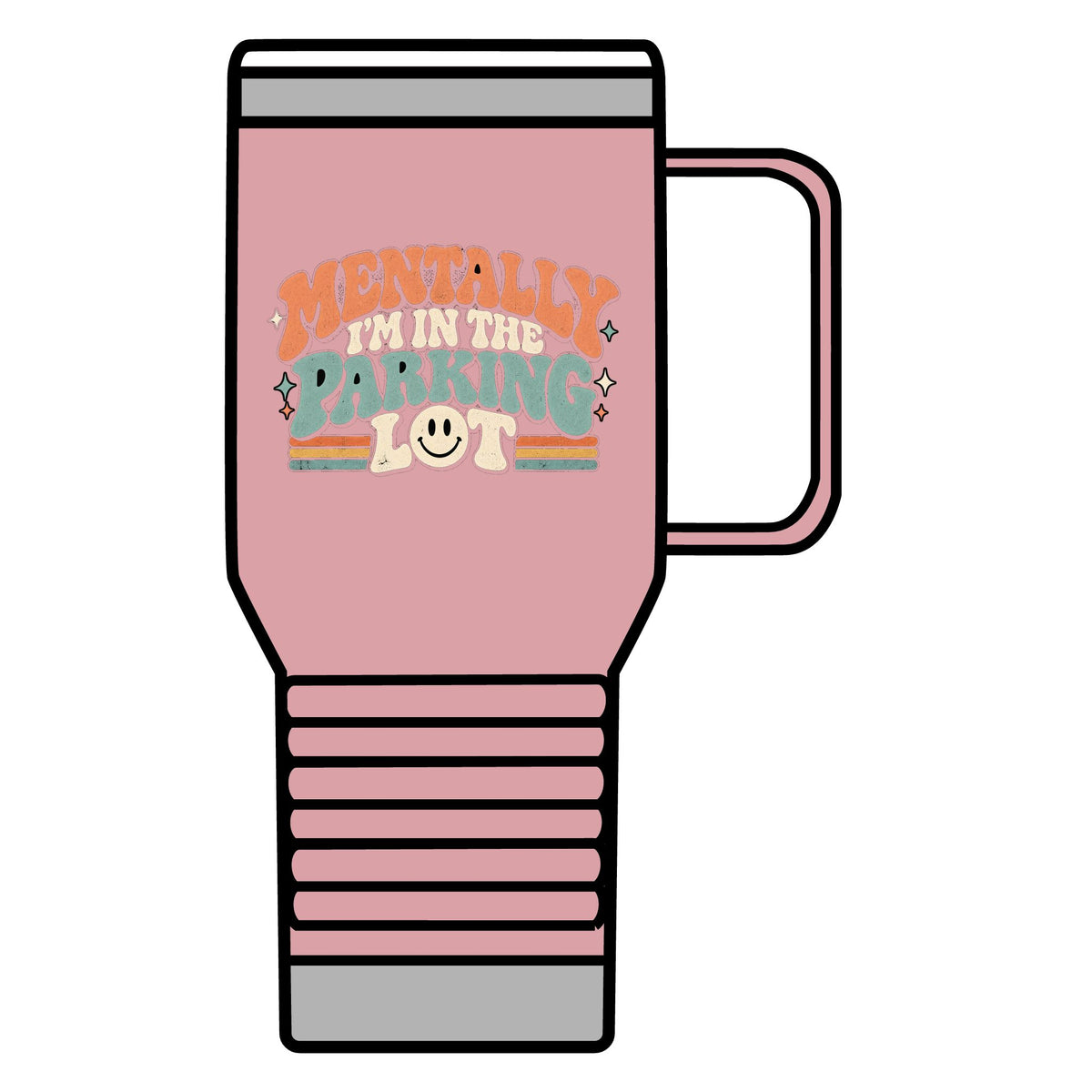 Secretly Plotting Dark Parking - 20oz Insulated Mug