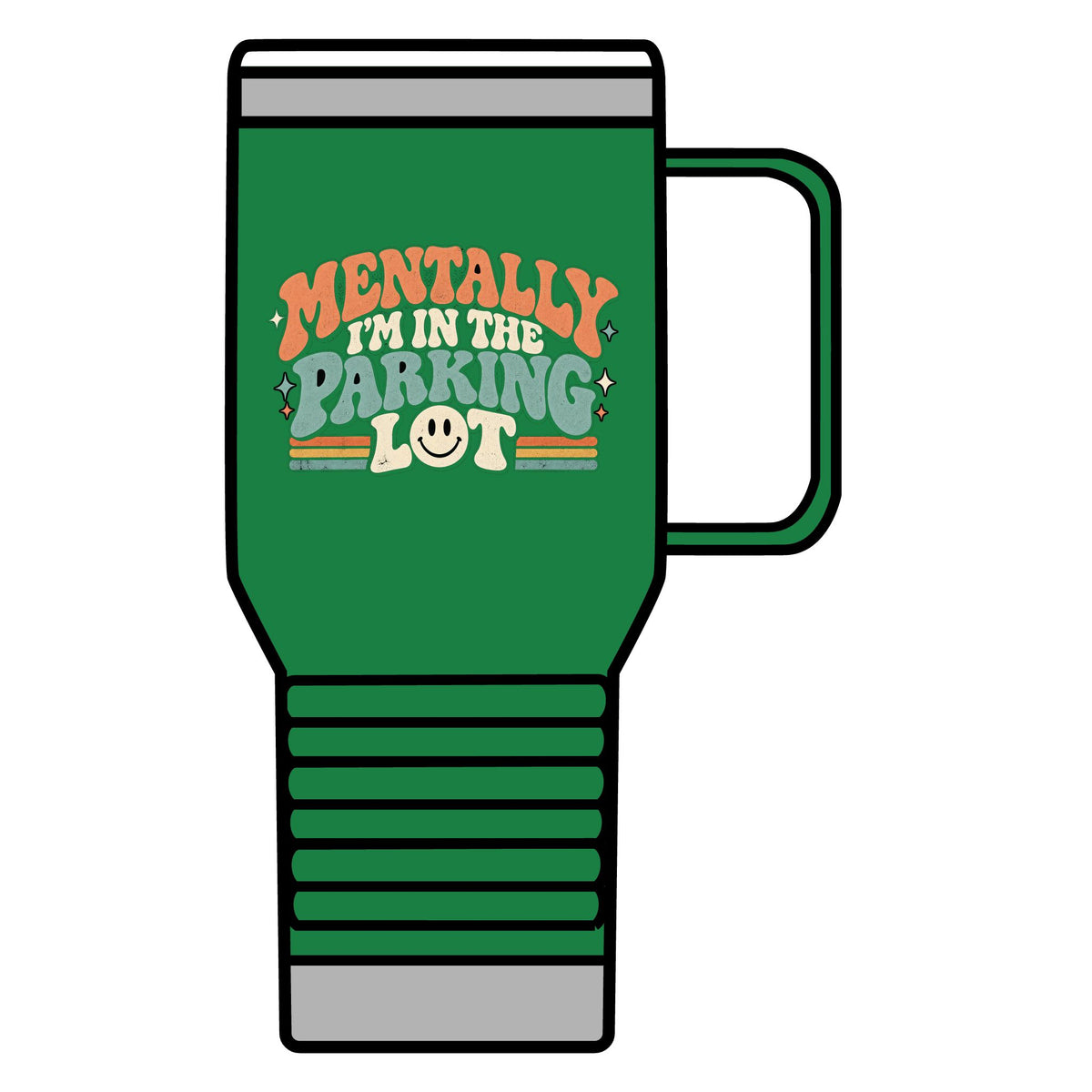 Secretly Plotting Dark Parking - 20oz Insulated Mug