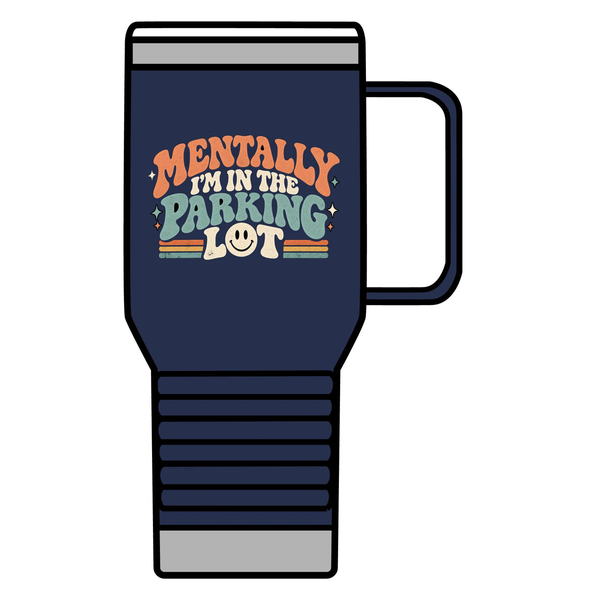 Secretly Plotting Dark Parking - 20oz Insulated Mug