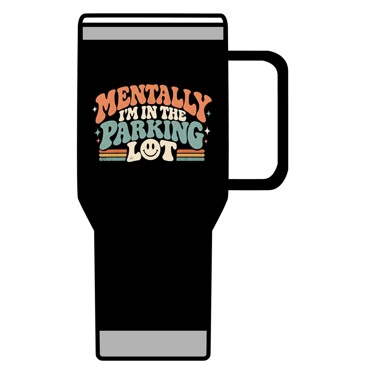 Secretly Plotting Dark Parking - 20oz Insulated Mug