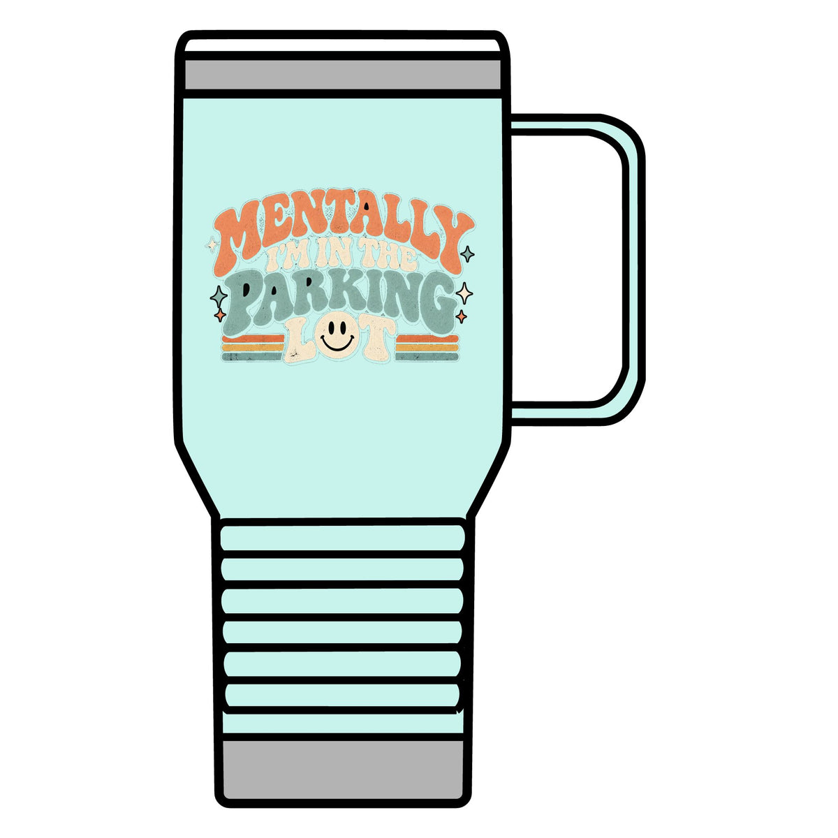 Secretly Plotting Dark Parking - 20oz Insulated Mug
