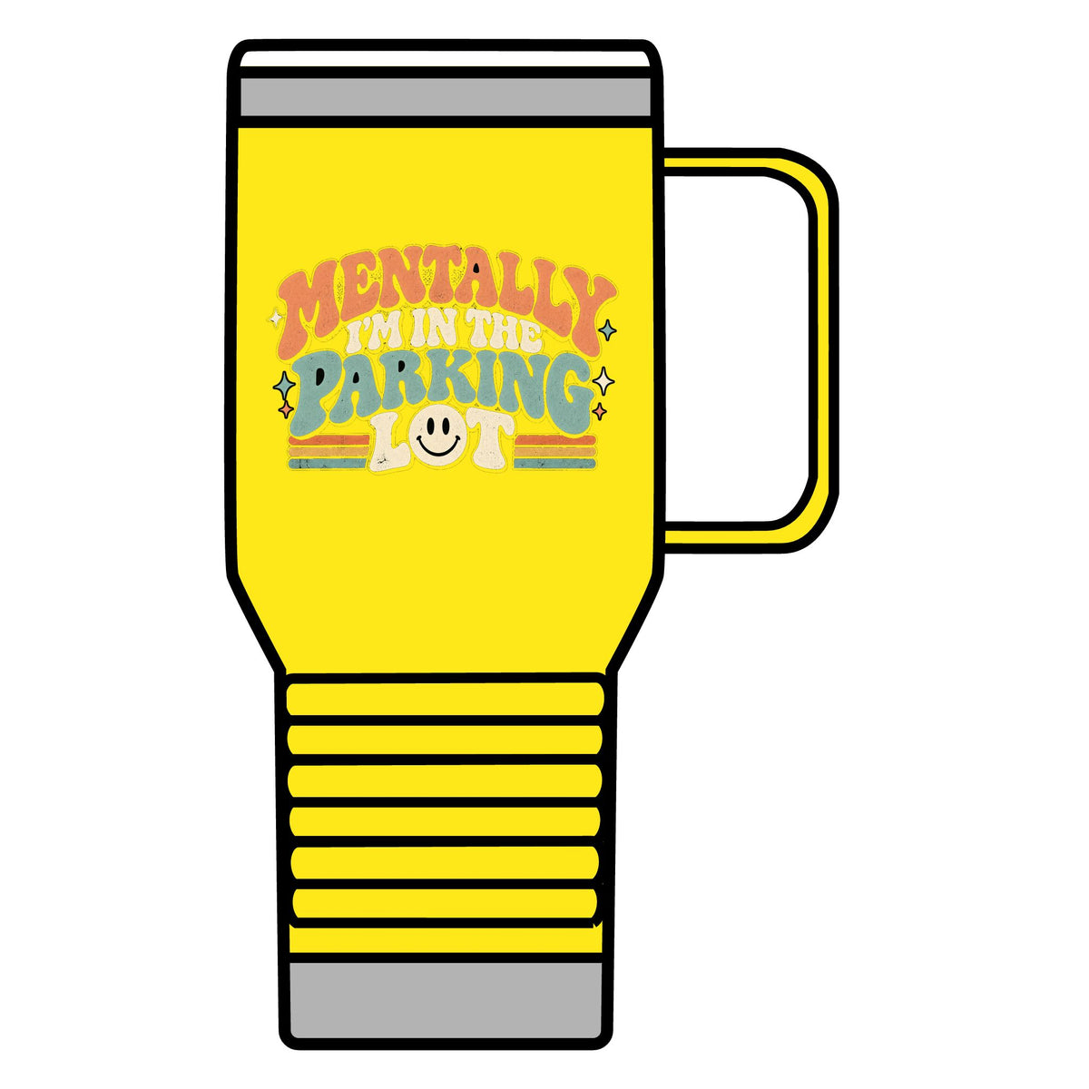 Secretly Plotting Dark Parking - 20oz Insulated Mug