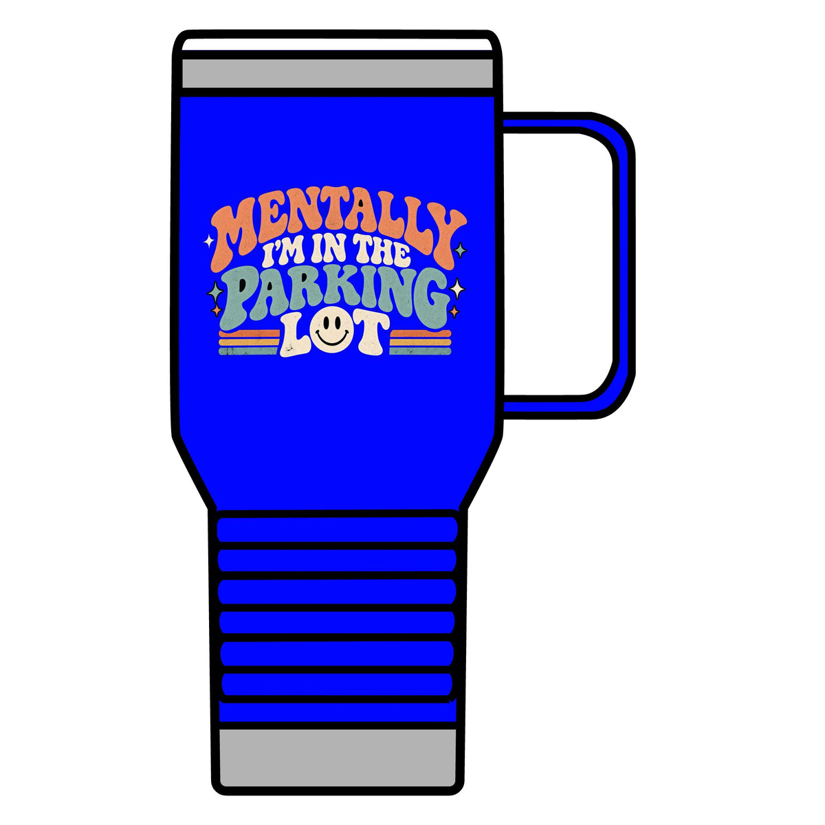 Secretly Plotting Dark Parking - 20oz Insulated Mug