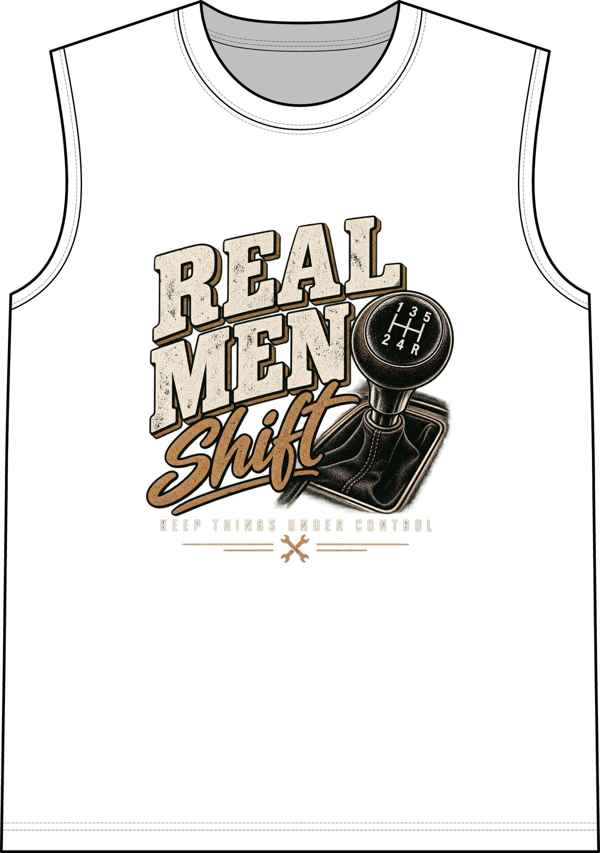 Real Men Shift - Classic Tank