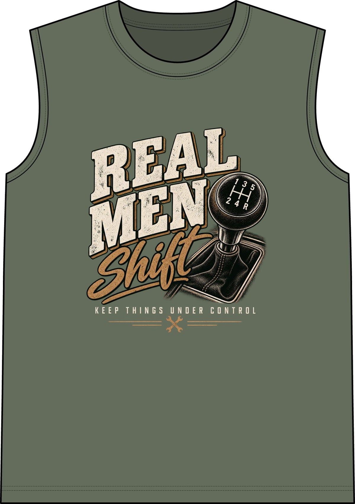 Real Men Shift - Classic Tank