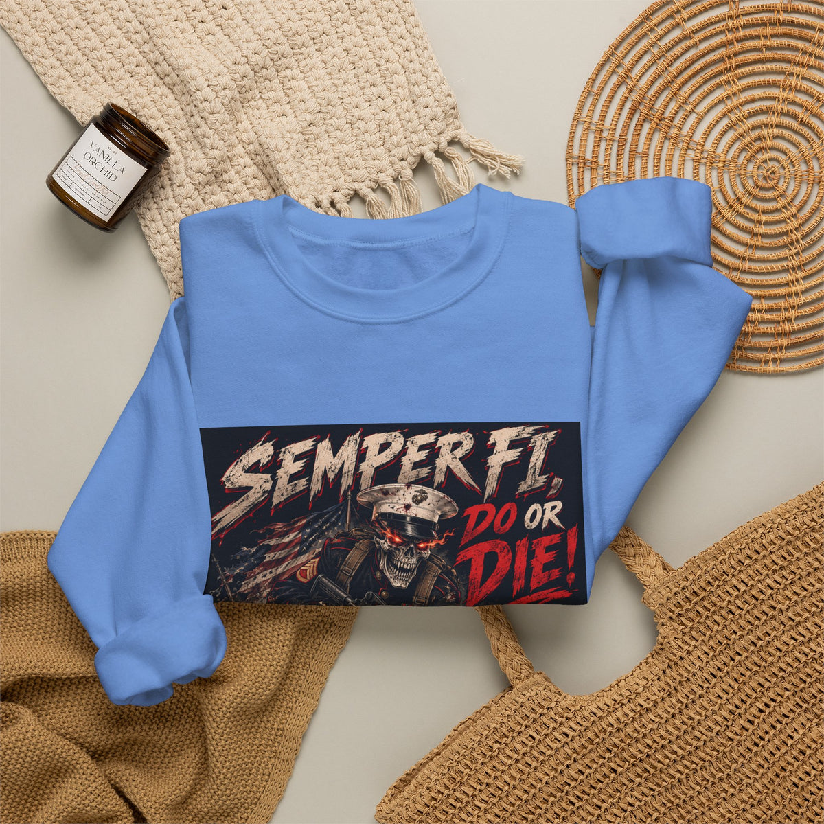 Semper Fi Do or Die - Crewneck Sweatshirt