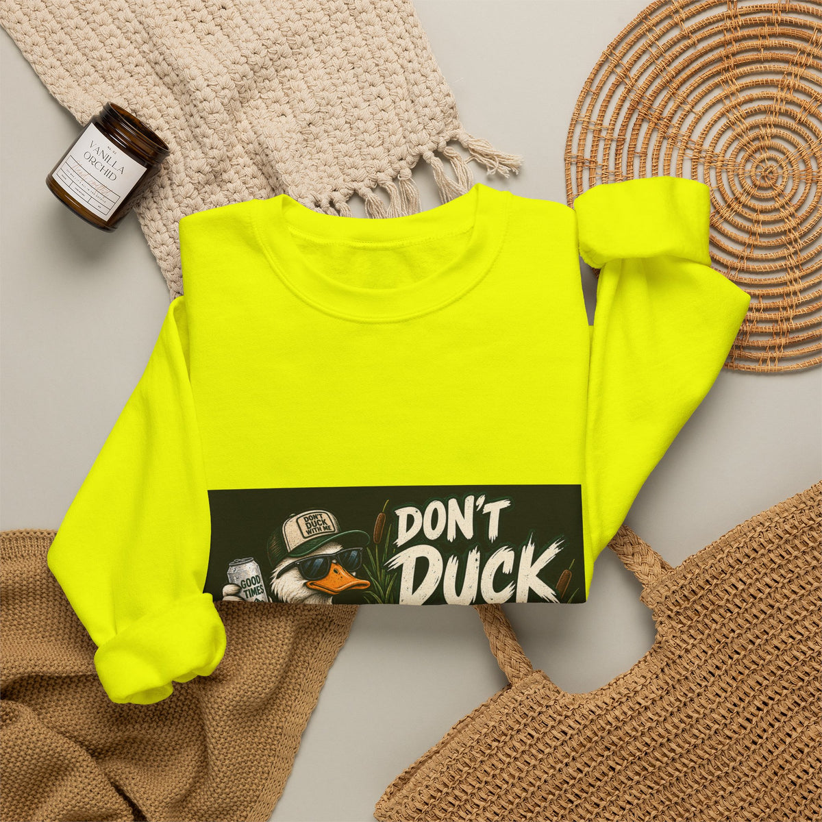 Duck With Me Camo - Crewneck Sweatshirt