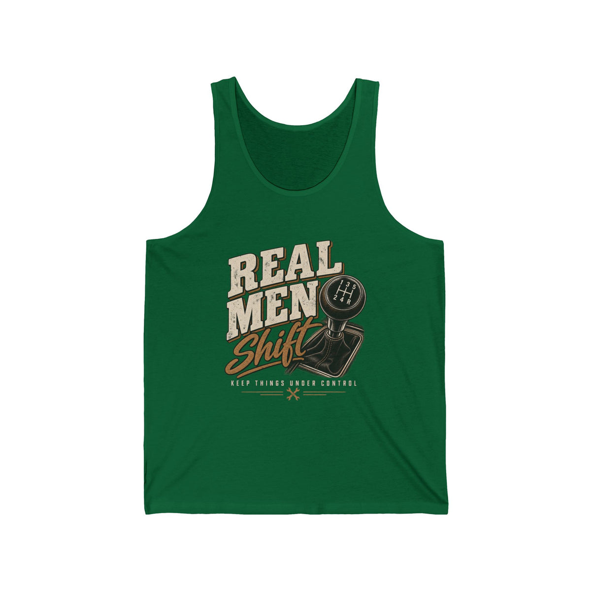 Real Men Shift - Athletic Tank