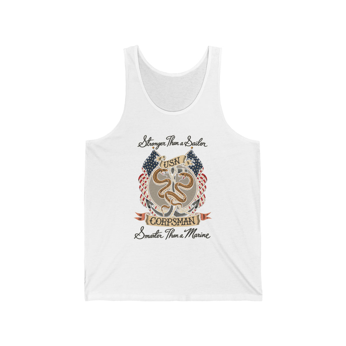 Corpsman Pride Crest - Athletic Tank