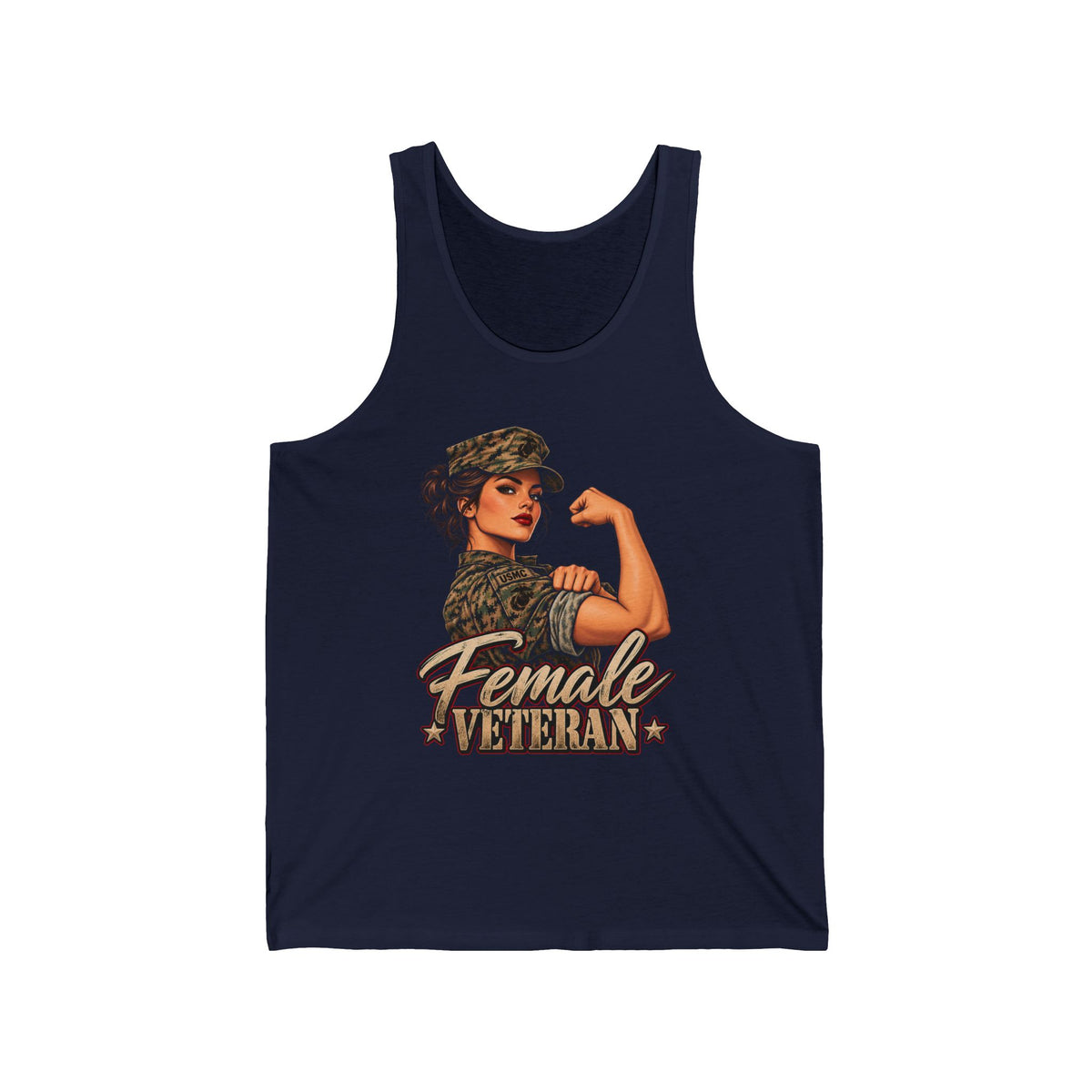 Female Veteran Pride - Athletic Tank