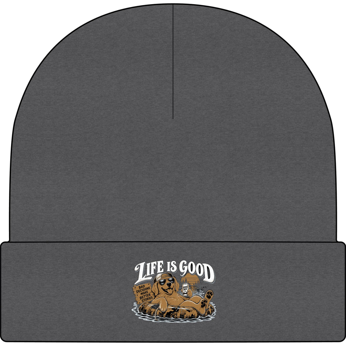 Life is Good Floatin' - AS Colour 1107 Cuff Beanie