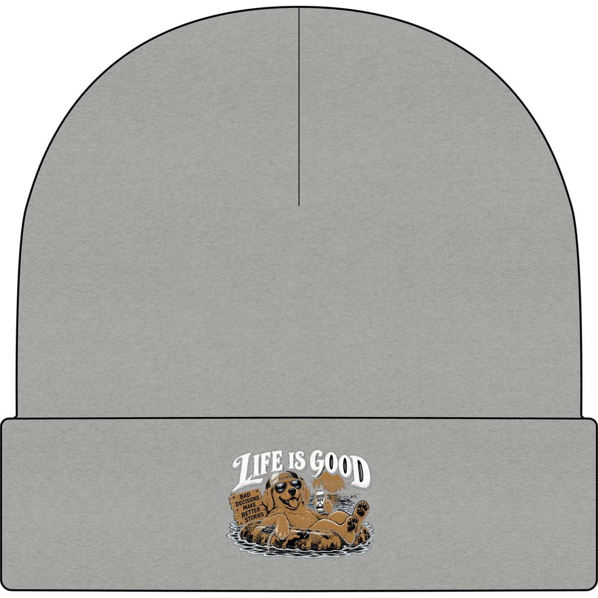 Life is Good Floatin' - AS Colour 1107 Cuff Beanie