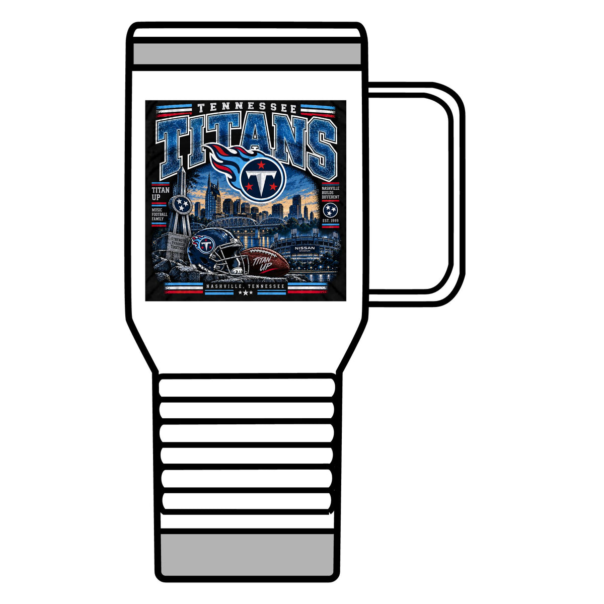 Tennessee Titans Nashville Pride - 20oz Insulated Mug