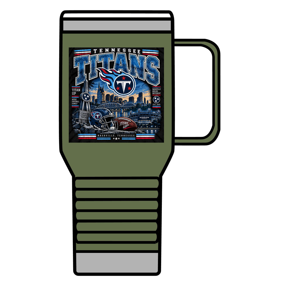 Tennessee Titans Nashville Pride - 20oz Insulated Mug