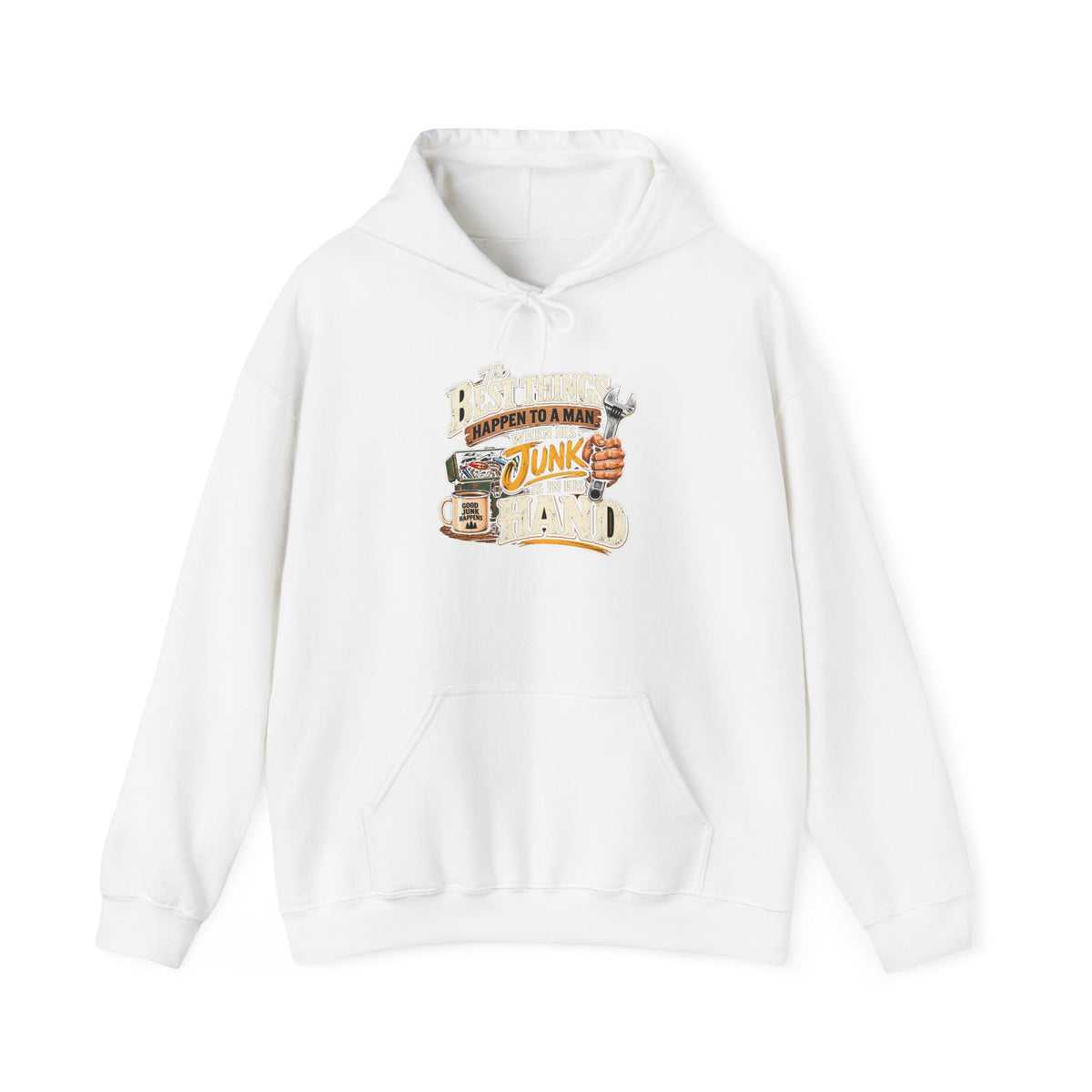 Best Things Happen in a Man's Hand - Hoodie