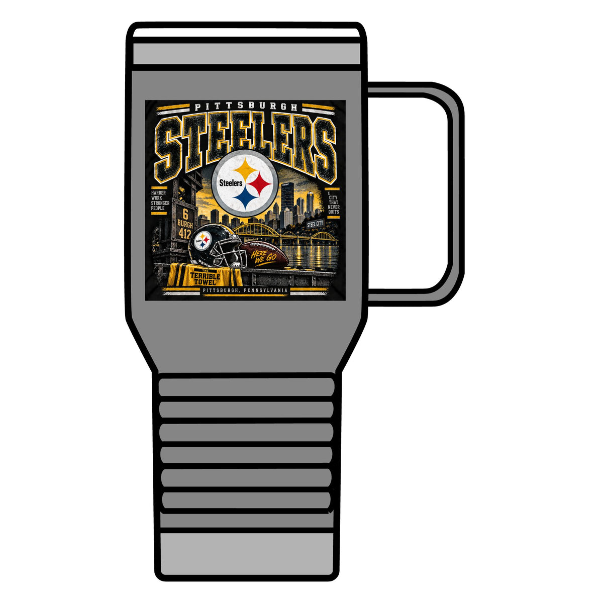 Pittsburgh Steelers Steel City Pride - 20oz Insulated Mug