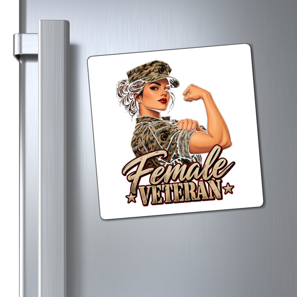 Female Veteran Pride - Magnet