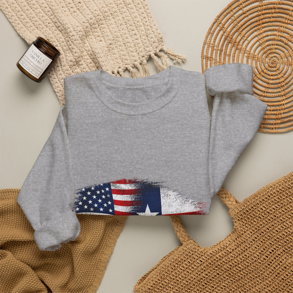 American by Birth, Texan by Choice - Crewneck Sweatshirt