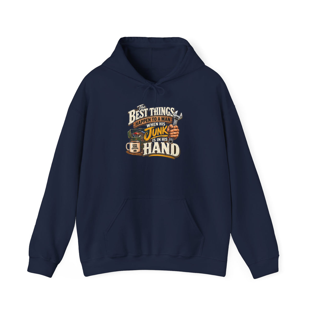 Best Things Happen in a Man's Hand - Hoodie