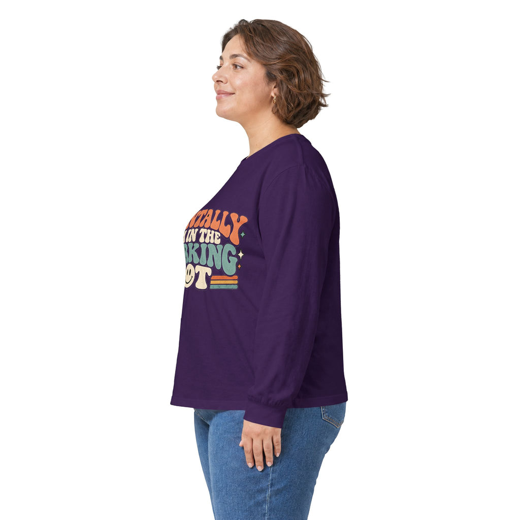 Secretly Plotting Dark Parking - Unisex Ultra Cotton Long Sleeve Tee