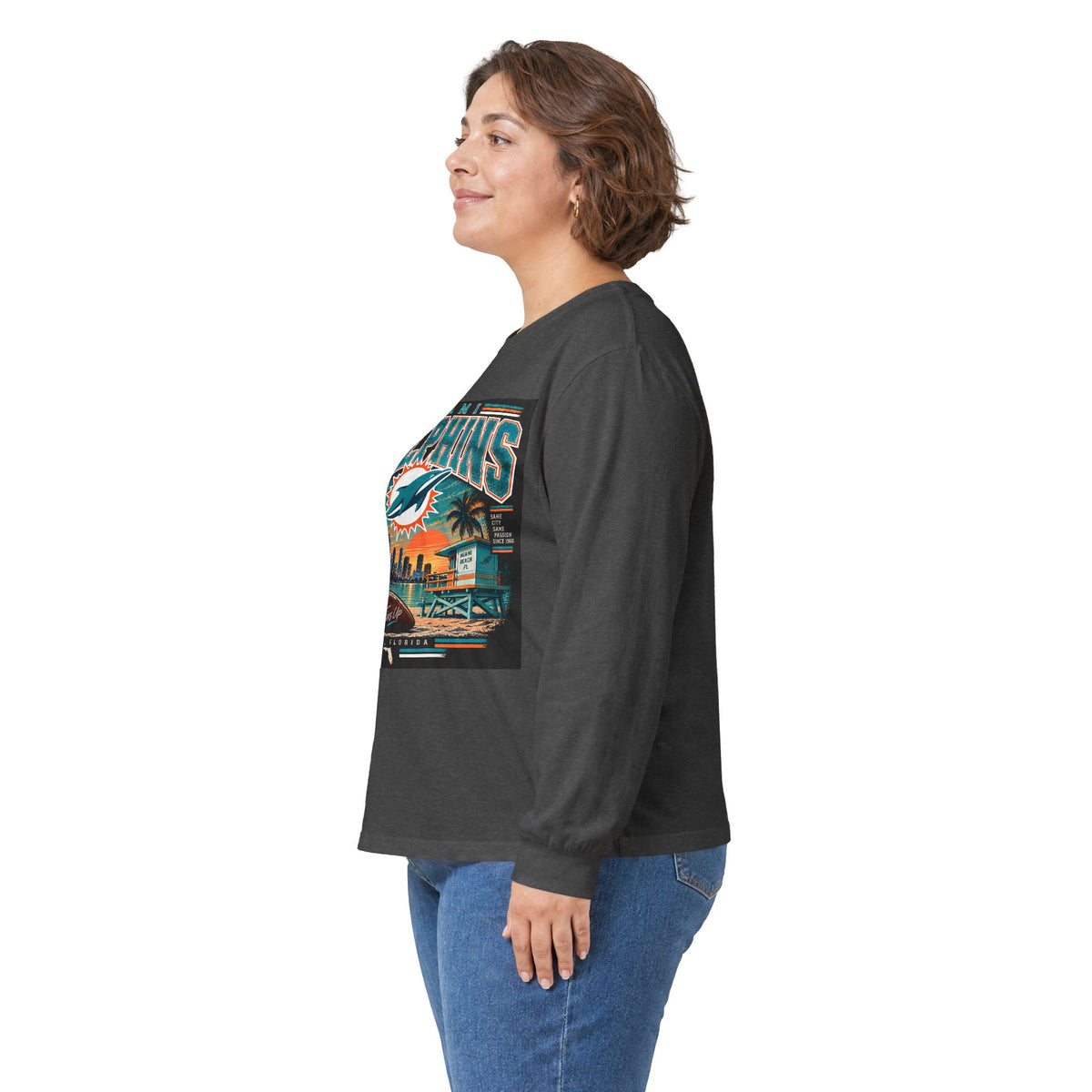 Miami Dolphins Paradise - Unisex Ultra Cotton Long Sleeve Tee