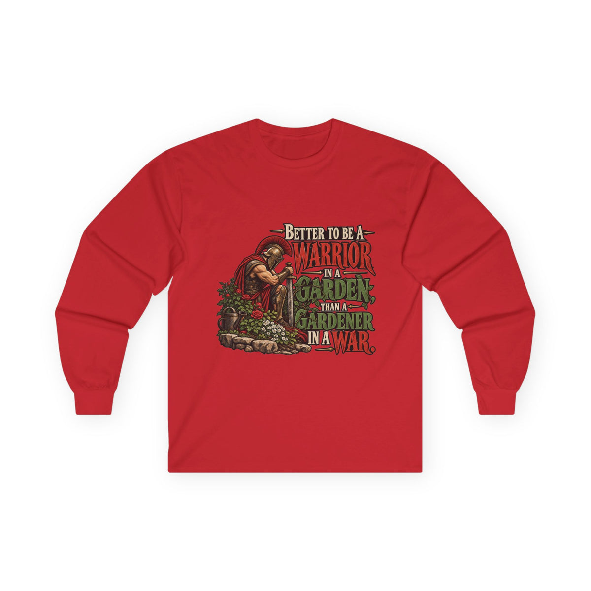 Warrior In A Garden - Unisex Ultra Cotton Long Sleeve Tee