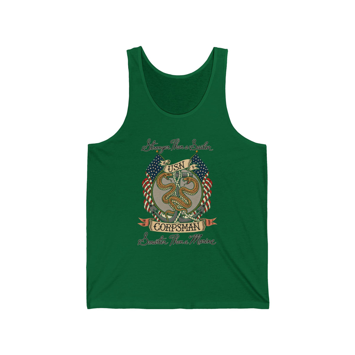 Corpsman Pride Crest - Athletic Tank