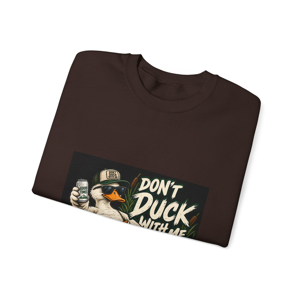 Duck With Me Camo - Crewneck Sweatshirt