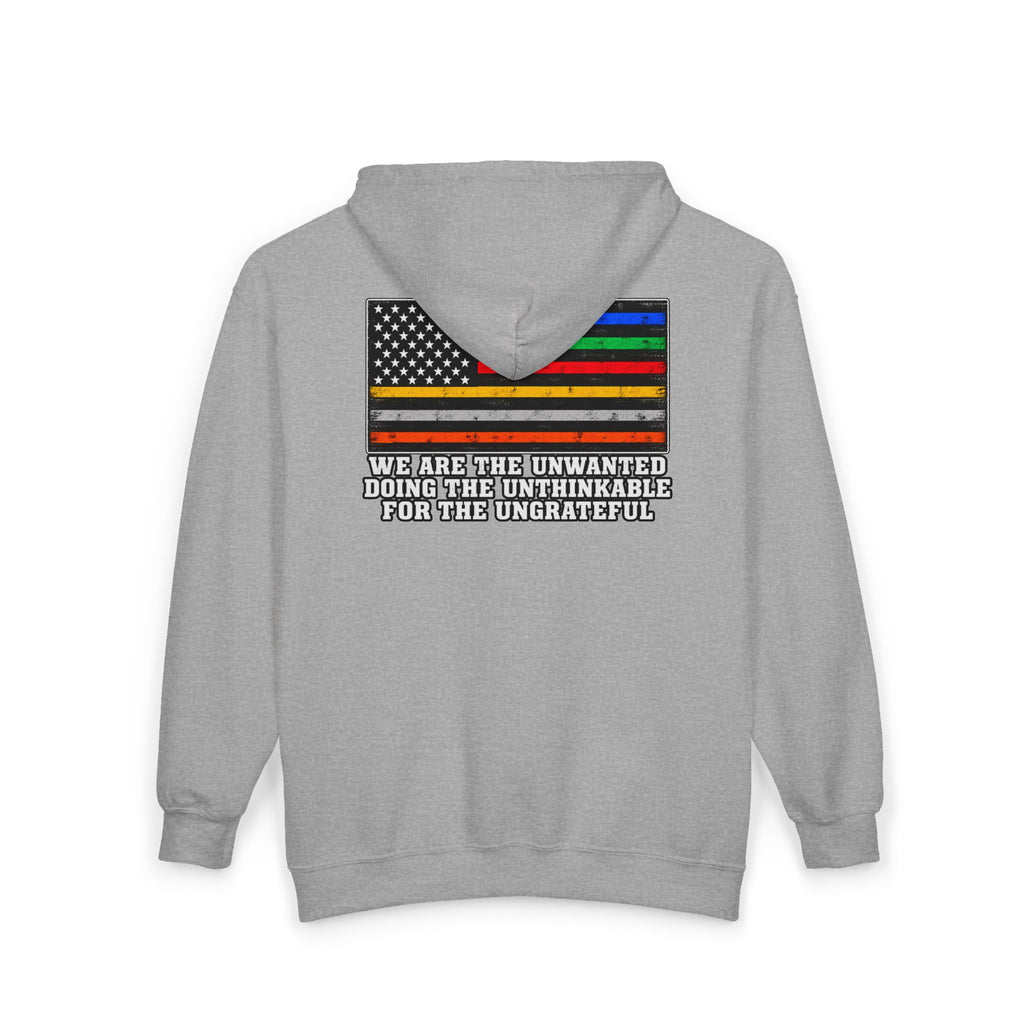 Unwanted, Unthinkable, Ungrateful - Full-Zip Hooded Sweatshirt