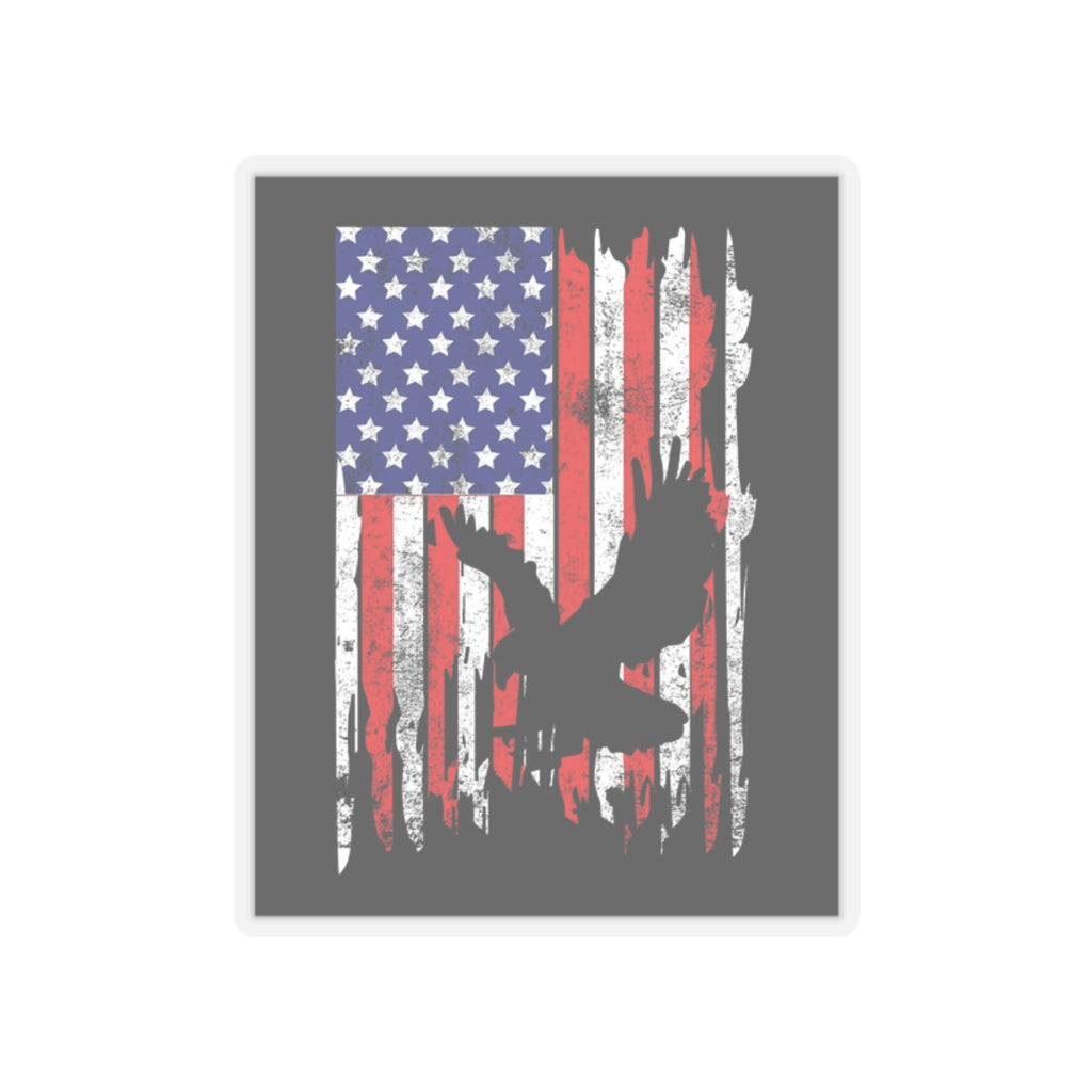 Old Glory Eagle - Kiss-Cut Sticker