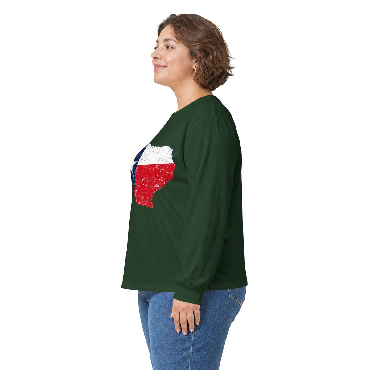 Weathered Texas Flag - Unisex Ultra Cotton Long Sleeve Tee