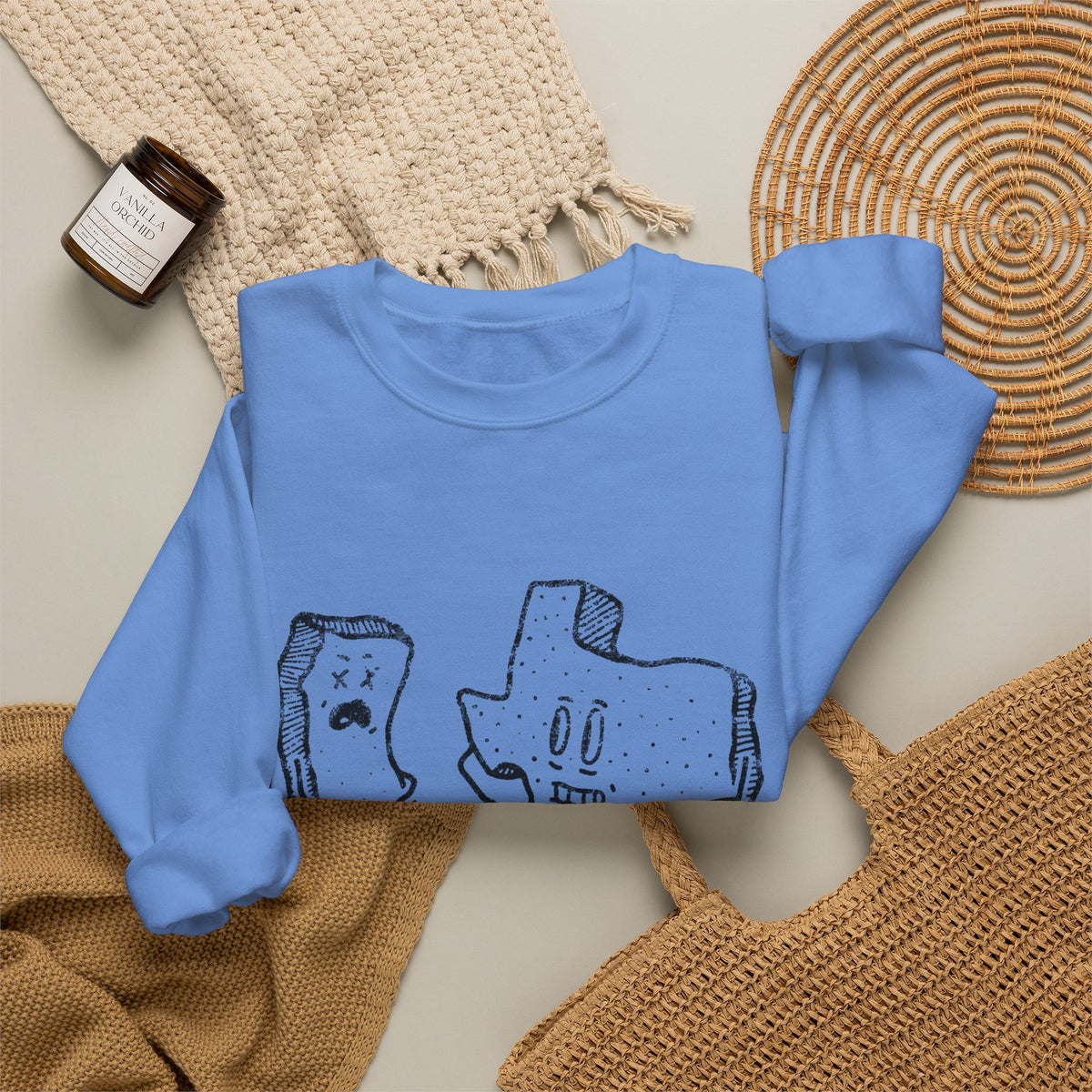 Texas v California - Crewneck Sweatshirt