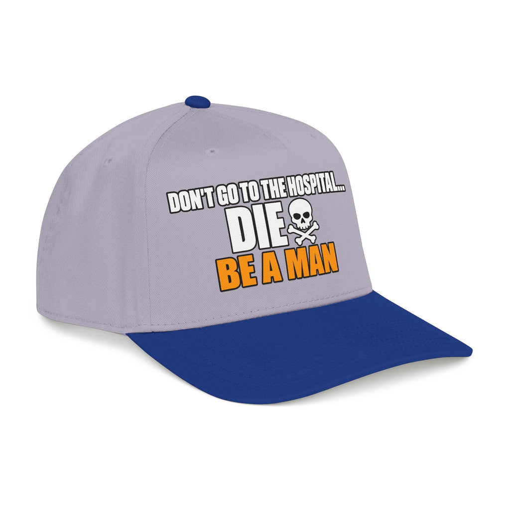 Dont Go to the Hospital - White Outlined - OTTO Baseball Hat
