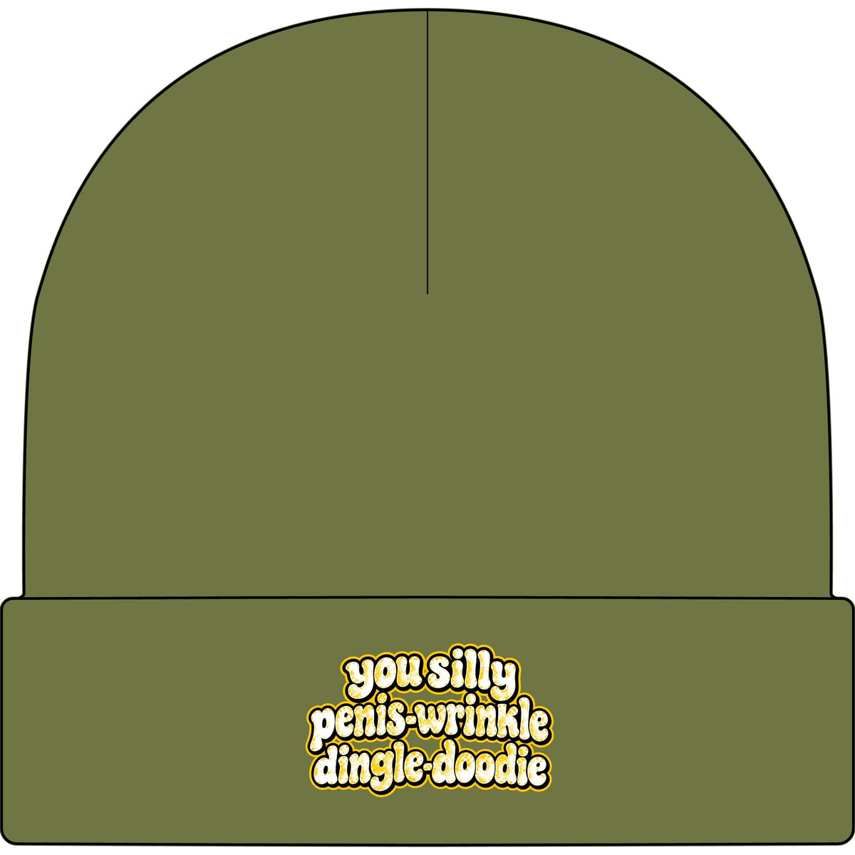 You Silly Penis-Wrinkle Dingle-Doodie - AS Colour 1107 Cuff Beanie