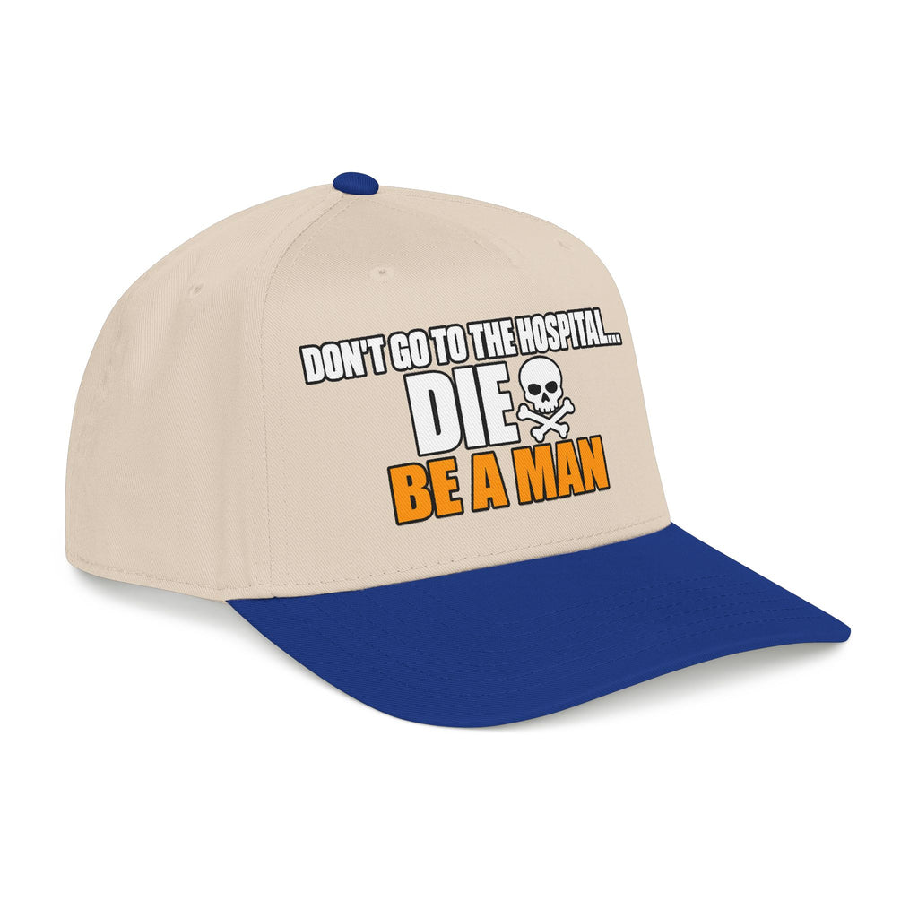 Dont Go to the Hospital - White Outlined - OTTO Baseball Hat