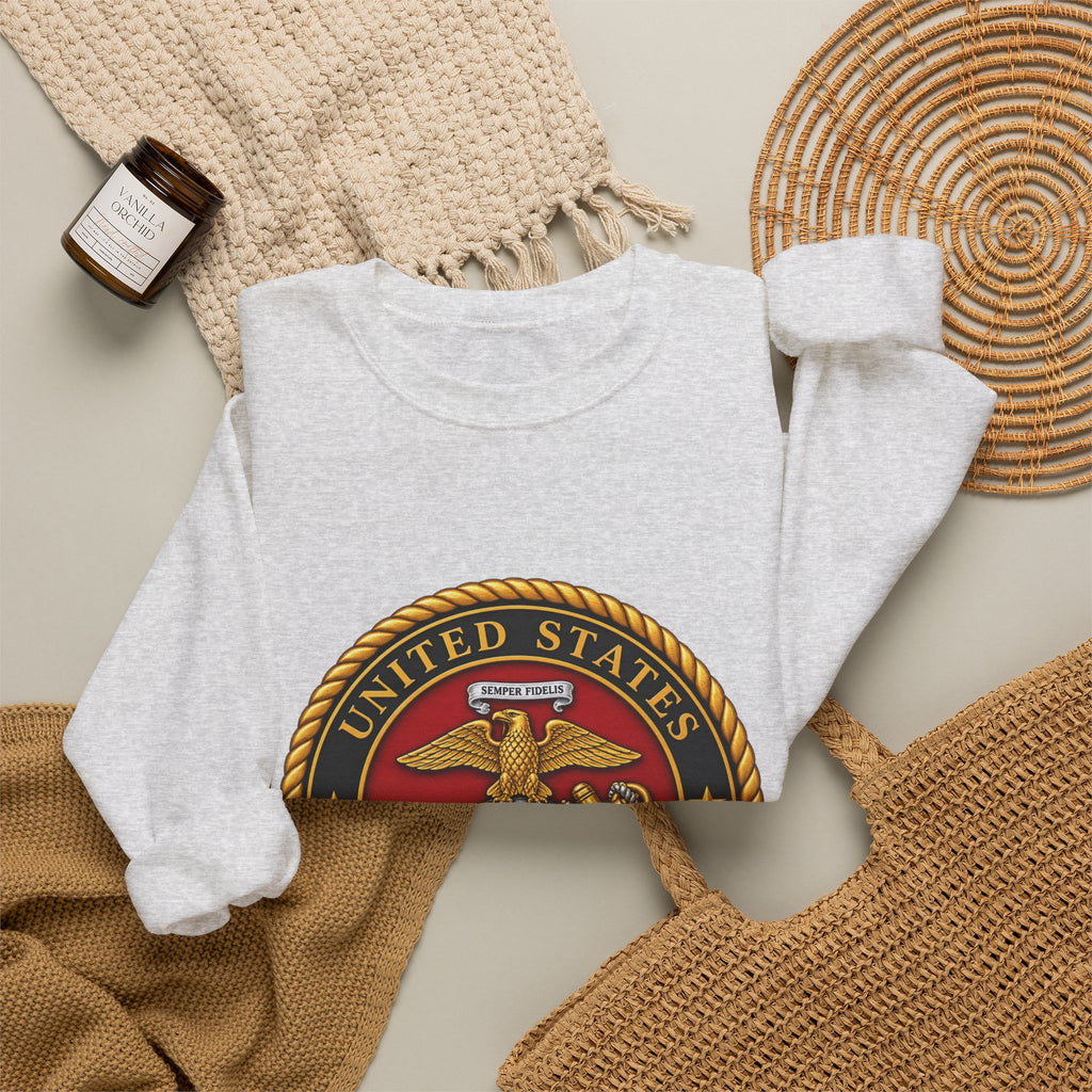 U.S. Marine Corps Emblem - Crewneck Sweatshirt