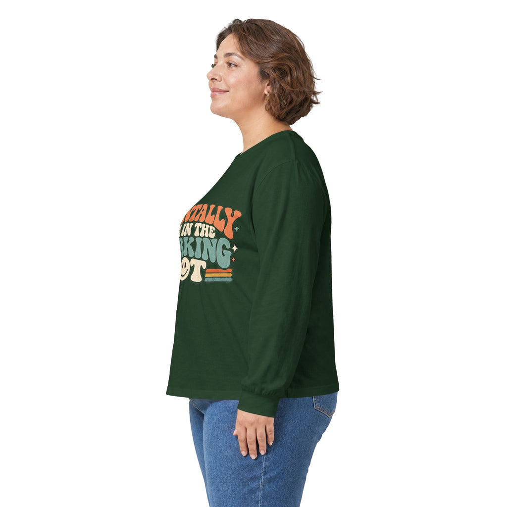 Secretly Plotting Dark Parking - Unisex Ultra Cotton Long Sleeve Tee