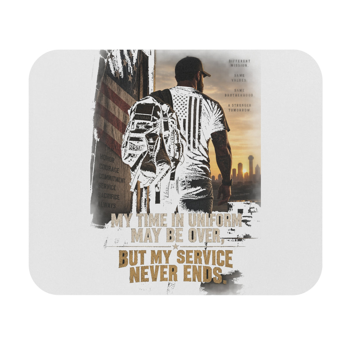 Service Never Ends - Mouse Pad