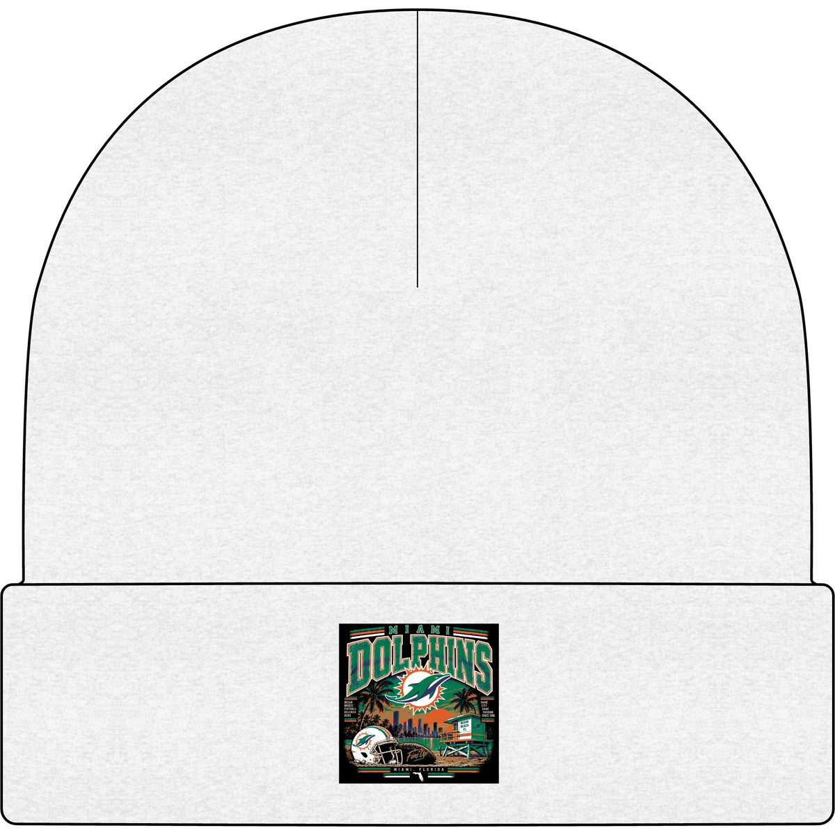 Miami Dolphins Paradise - AS Colour 1107 Cuff Beanie