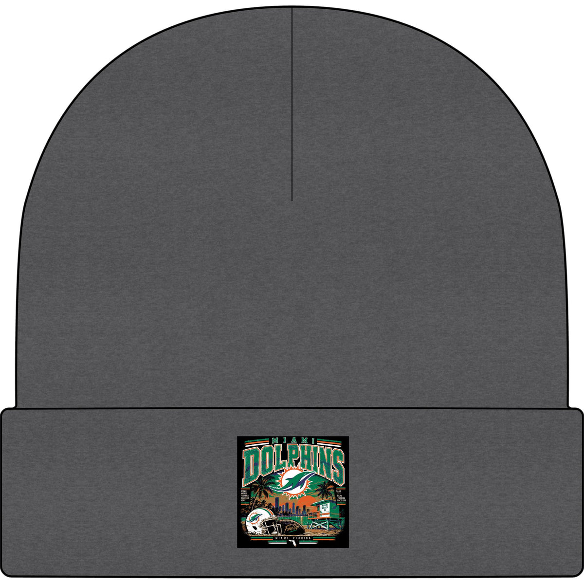 Miami Dolphins Paradise - AS Colour 1107 Cuff Beanie