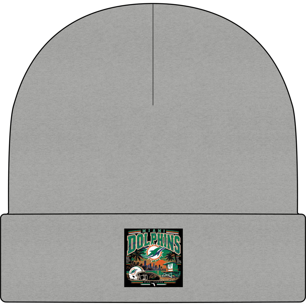 Miami Dolphins Paradise - AS Colour 1107 Cuff Beanie