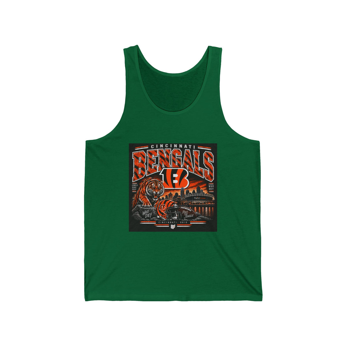 Cincinnati Bengals Jungle Reign - Athletic Tank