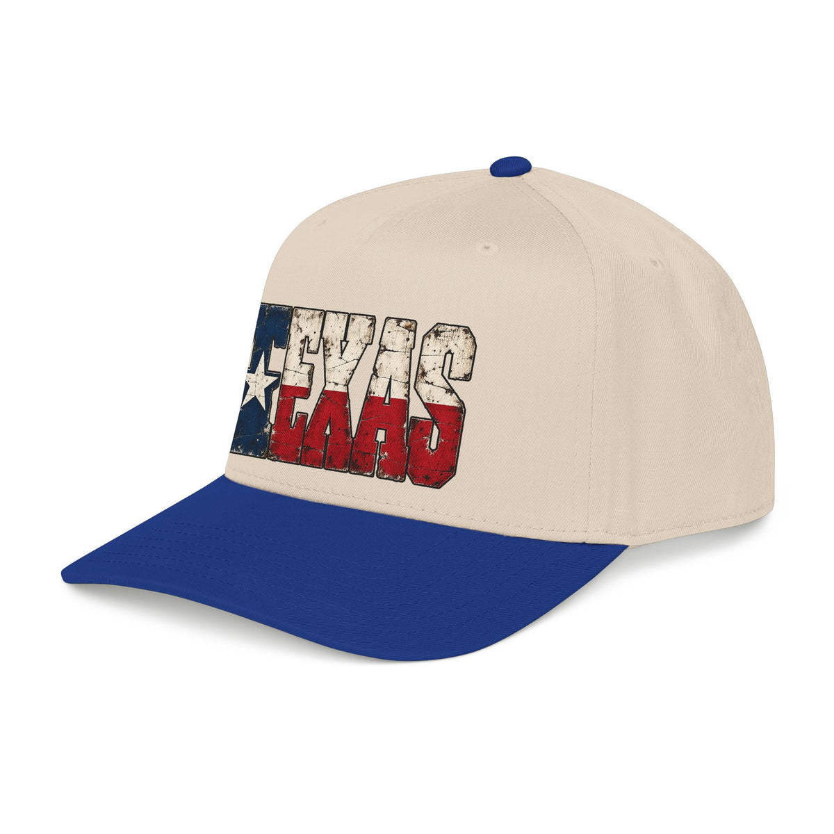 Texas Flag Block Letters - OTTO Baseball Hat