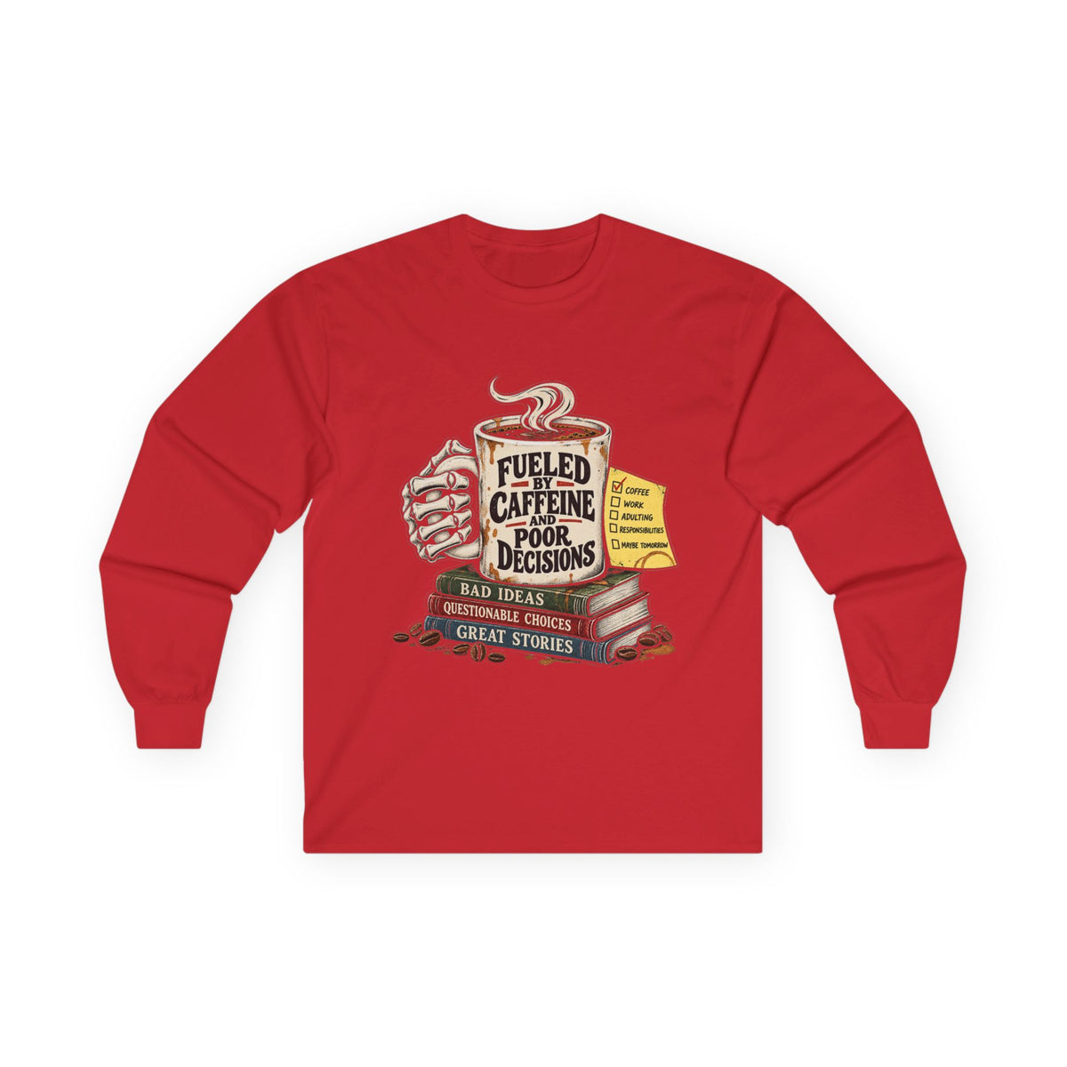 Fueled by Caffeine - Unisex Ultra Cotton Long Sleeve Tee