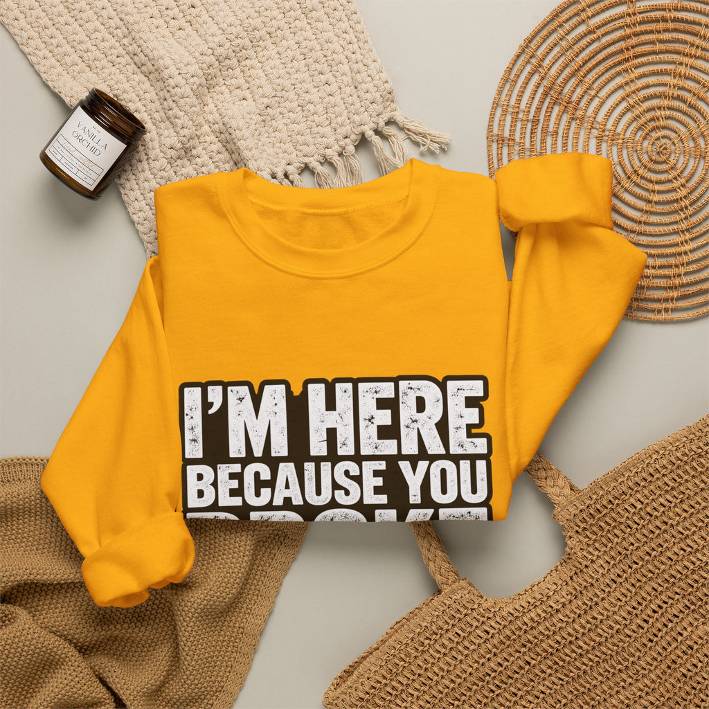Broke Something - Crewneck Sweatshirt