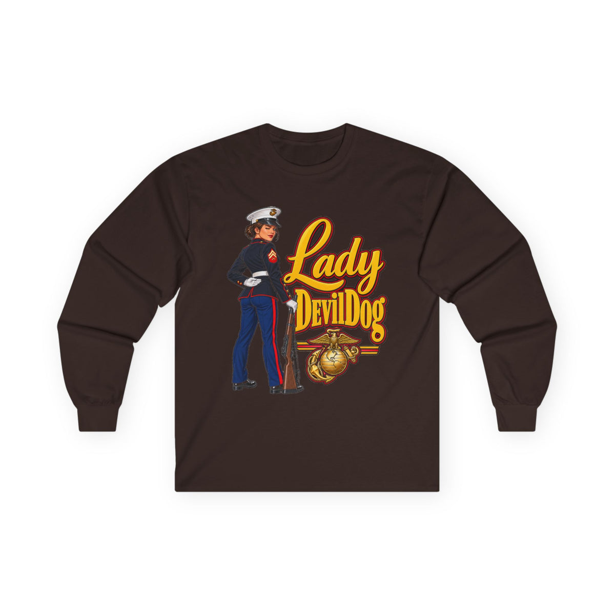 Lady Devil Dog - Unisex Ultra Cotton Long Sleeve Tee