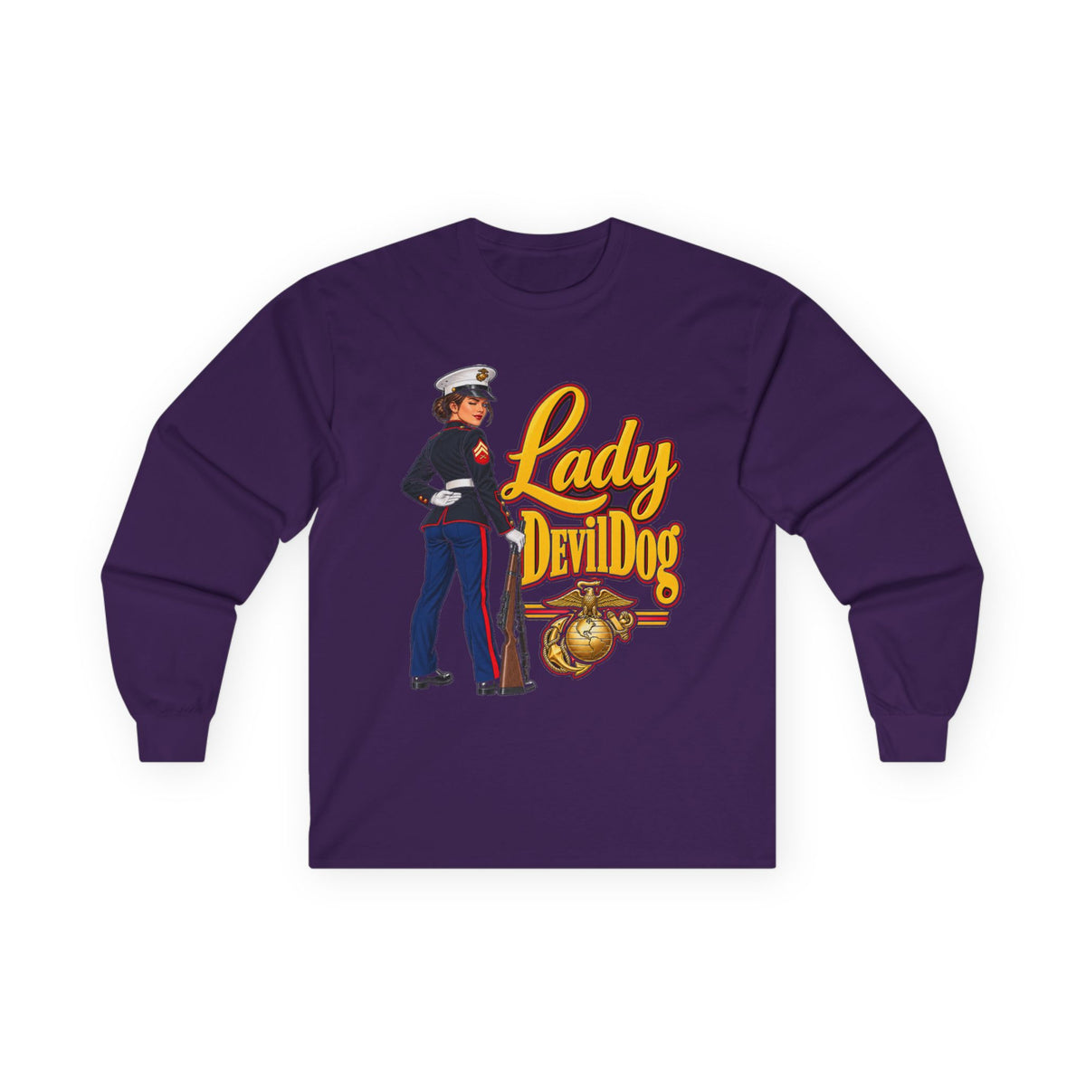 Lady Devil Dog - Unisex Ultra Cotton Long Sleeve Tee
