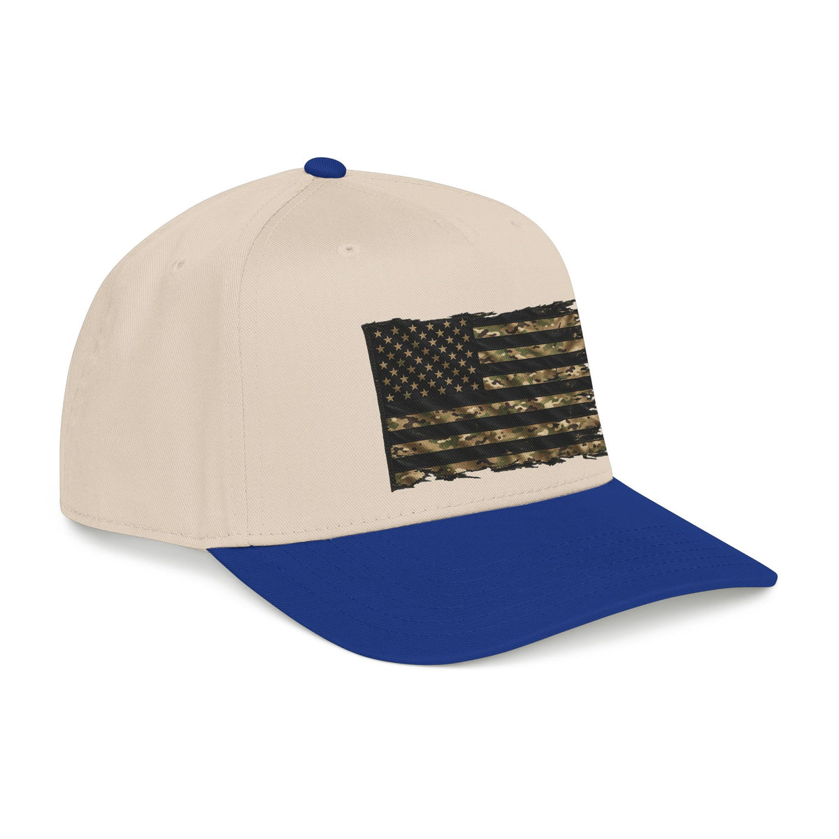 Black and Multicam American Flag - OTTO Baseball Hat