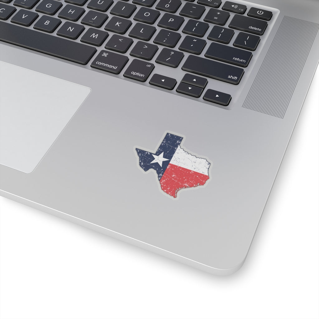 Weathered Texas Flag - Kiss-Cut Sticker