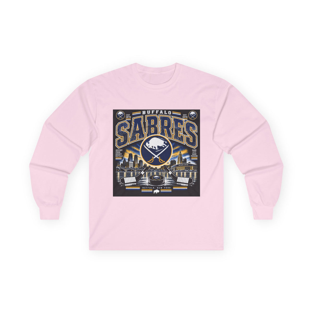 Buffalo Sabres Heritage Shield - Unisex Ultra Cotton Long Sleeve Tee